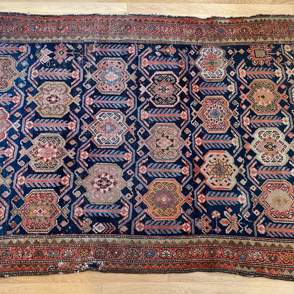 Vintage Rug, 3' 8 x 6' 7 Blue