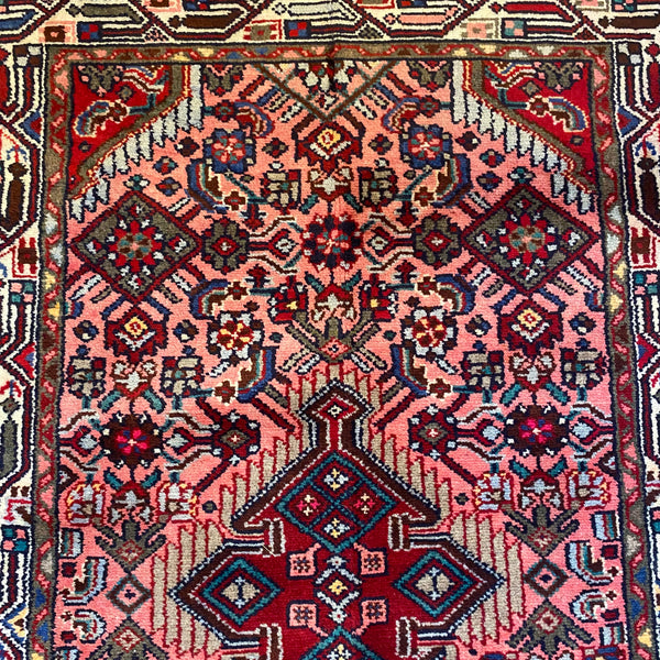 Vintage Rug, 2' 9 x 3' 9 Pink