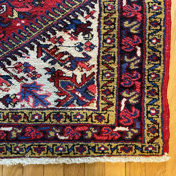 Vintage Rug, 3' 7 x 5' Red