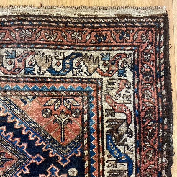 Vintage Rug, 3' 10 x 5' 11  Blue