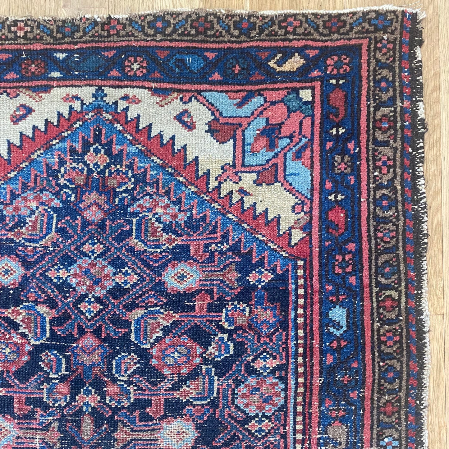 Vintage Rug, 2' 7 x 4' 4 Blue