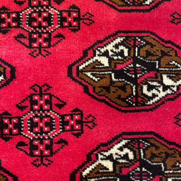 Vintage Rug, 3' 4 x 4' 11 Red