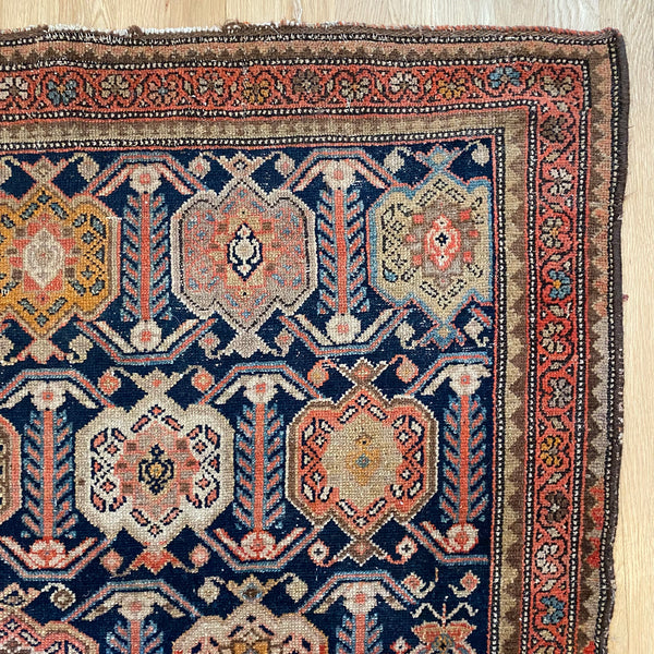 Vintage Rug, 3' 8 x 6' 7 Blue