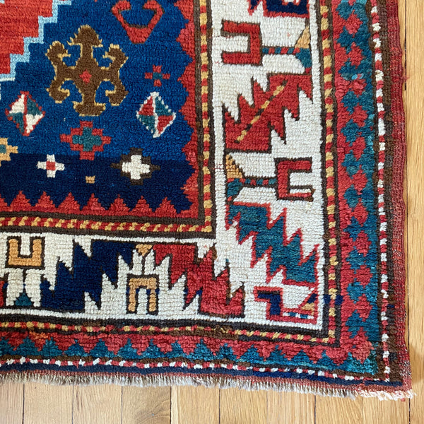 Vintage Rug, 4' 6 x 7' 10 Blue