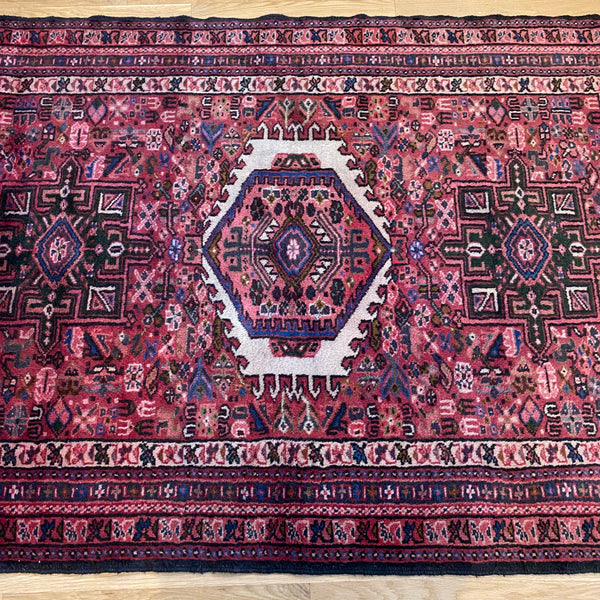 Vintage Rug, 3' 7 x 5' 1 Red