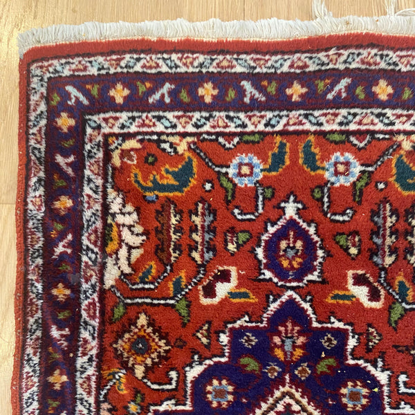 Vintage Rug, 1' 8 x 2' 5 Red