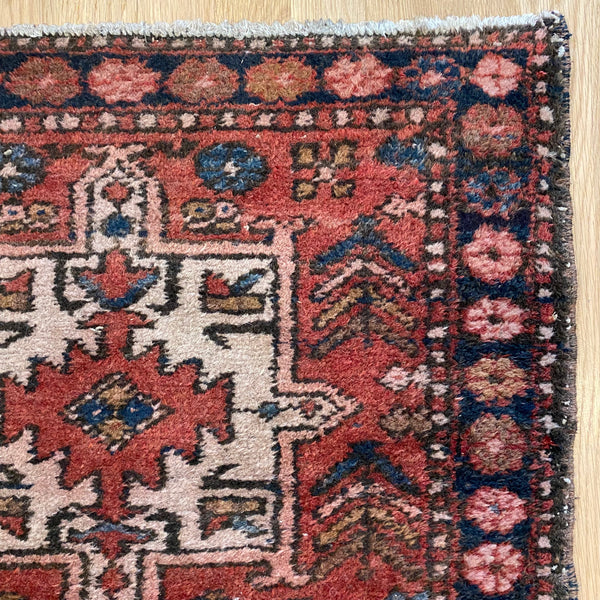 Vintage Rug, 2' 2 x 4' Red