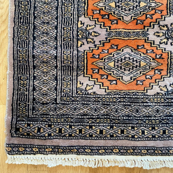 Vintage Rug, 2' 2 x 5' 10 Orange