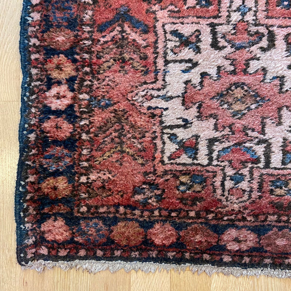 Vintage Rug, 2' 2 x 4' Red