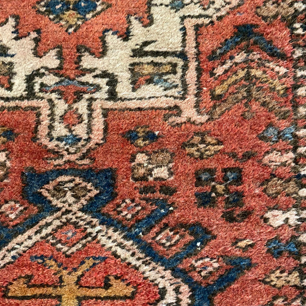 Vintage Rug, 2' 2 x 4' Red