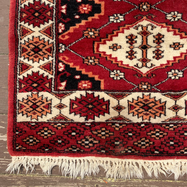 Vintage Rug, 2' 1 x 3' 7 Red