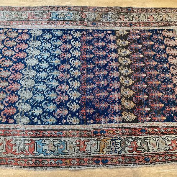 Antique Rug, 4' x 6' 4 Blue