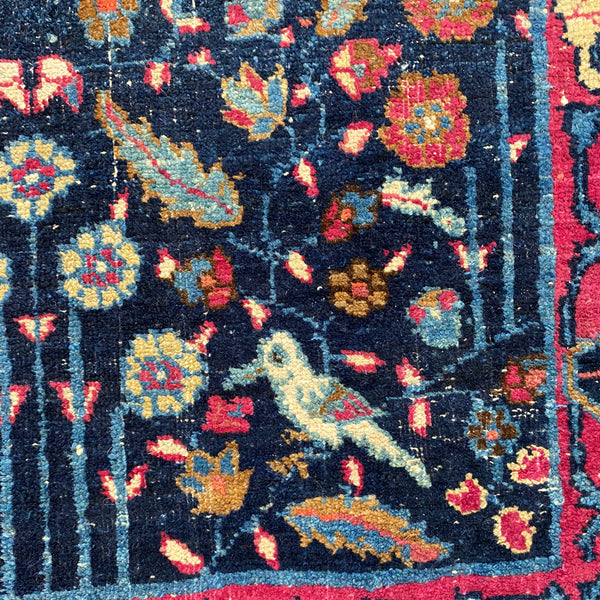 Vintage Rug, 2' 11 x 5' Blue