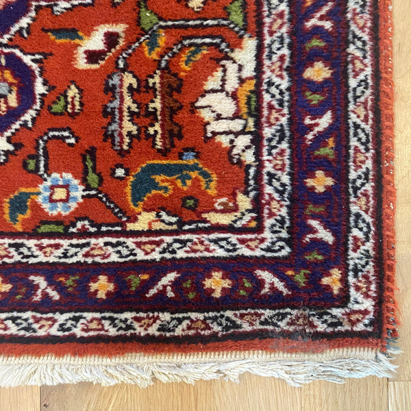 Vintage Rug, 1' 8 x 2' 5 Red