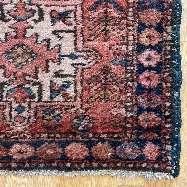 Vintage Rug, 2' 2 x 4' Red