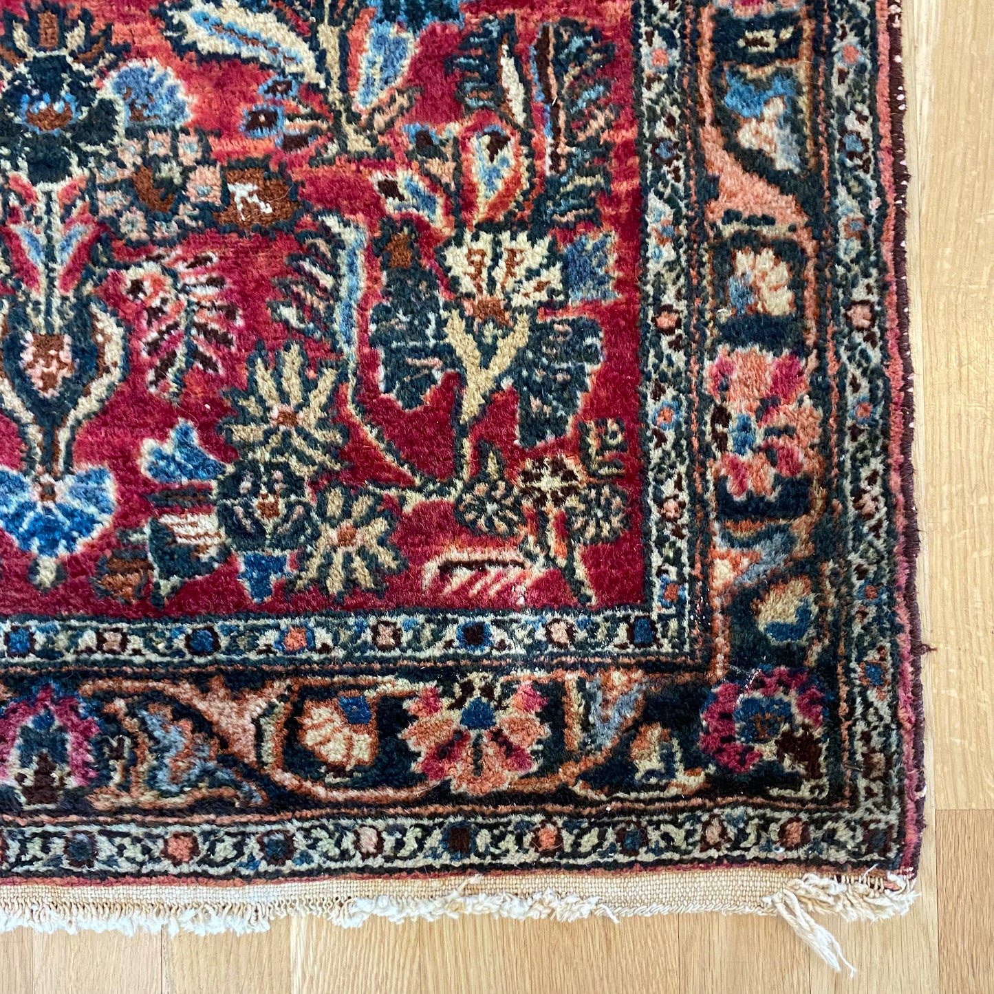 Vintage Rug, 2' 7 x 4' Pink