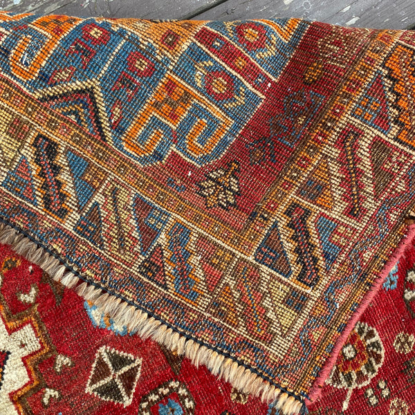 Vintage Rug, 5' 1 x 7' 8 Red