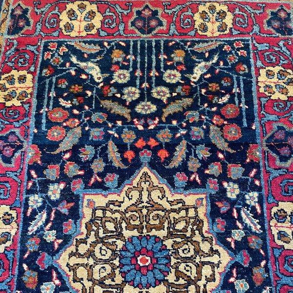 Vintage Rug, 2' 11 x 5' Blue
