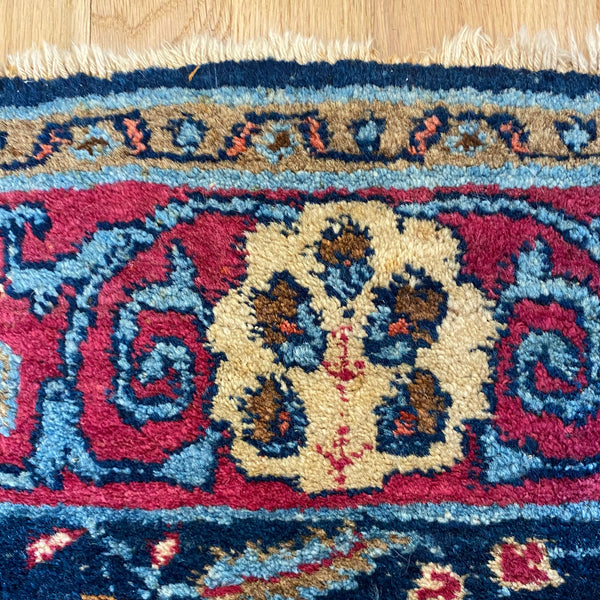 Vintage Rug, 2' 11 x 5' Blue