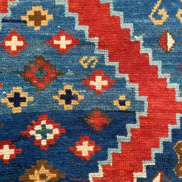 Vintage Rug, 4' 6 x 7' 10 Blue
