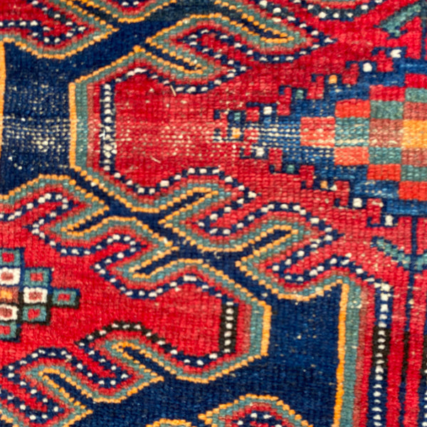 Vintage Rug, 3' 3 x 5' Blue