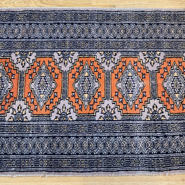 Vintage Rug, 2' 2 x 5' 10 Orange