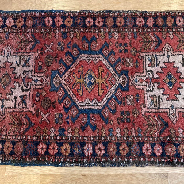 Vintage Rug, 2' 2 x 4' Red