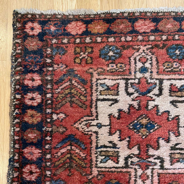 Vintage Rug, 2' 2 x 4' Red