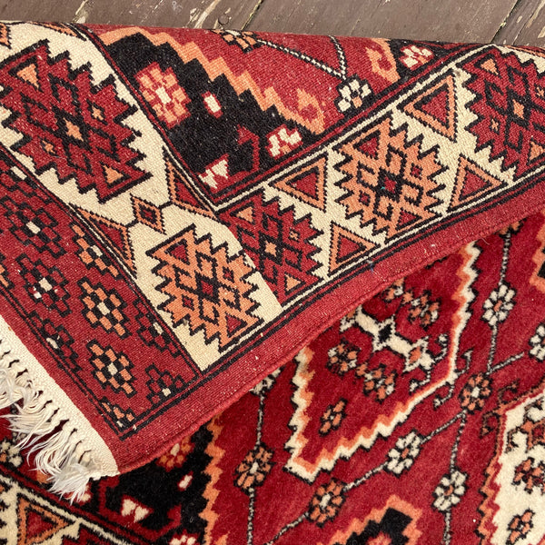 Vintage Rug, 2' 1 x 3' 7 Red