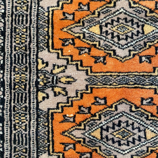 Vintage Rug, 2' 2 x 5' 10 Orange
