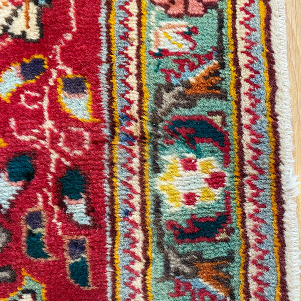 Vintage Rug, 3' 1 x 4' 9 Red