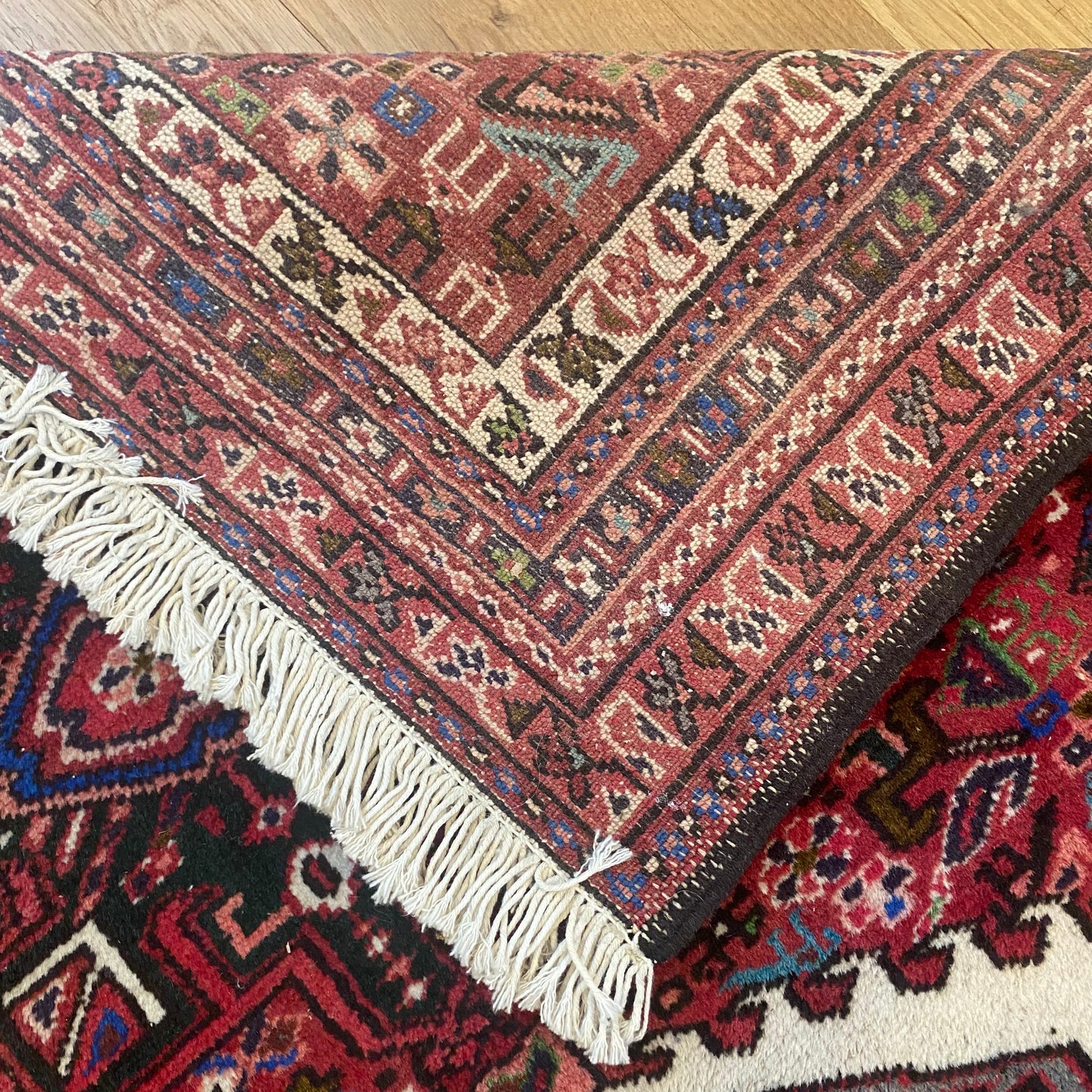 Vintage Rug, 3' 7 x 4' 11 Red