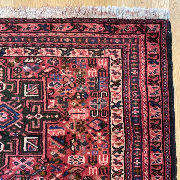 Vintage Rug, 3' 7 x 5' 1 Red