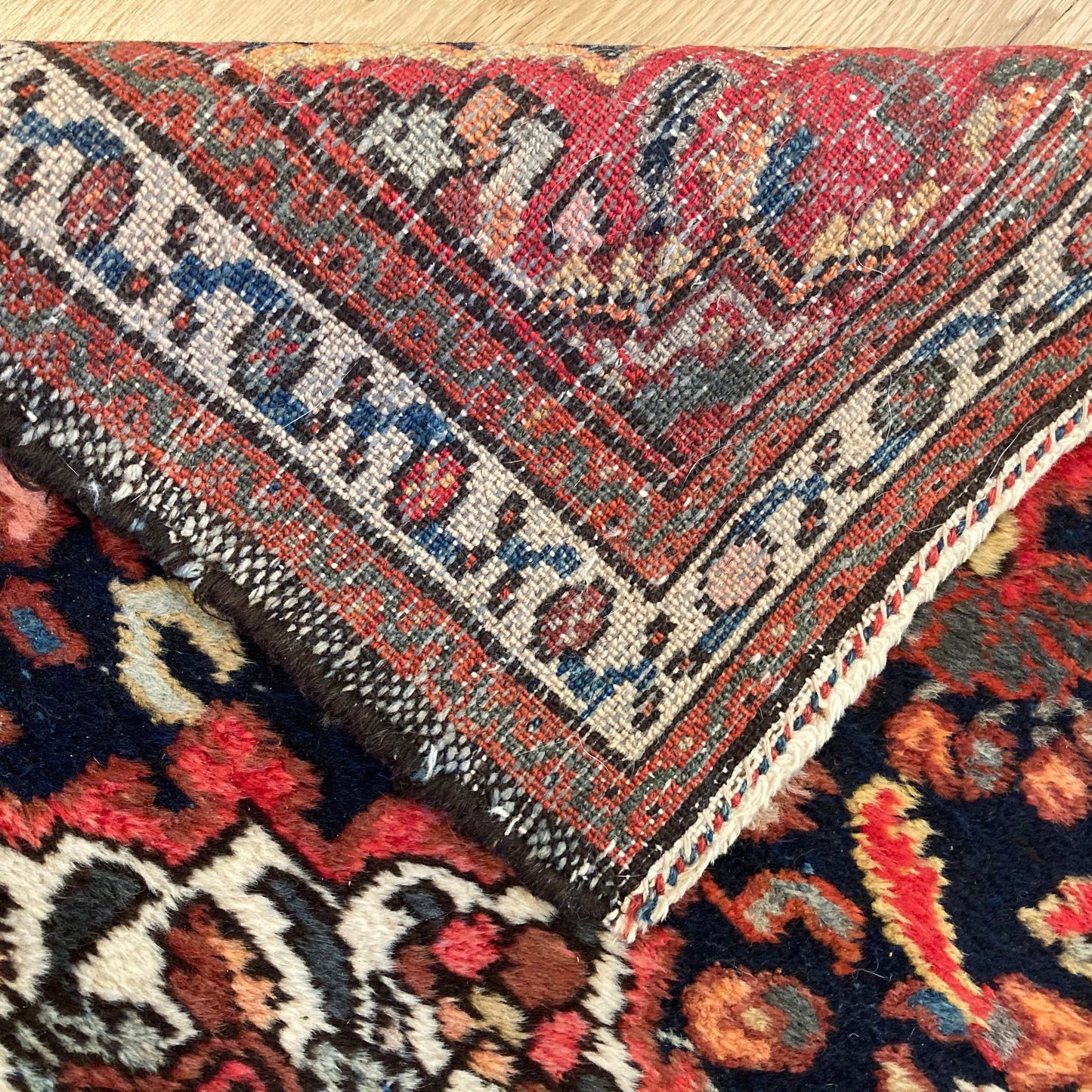 Vintage Rug, 2' 2 x 3' Blue
