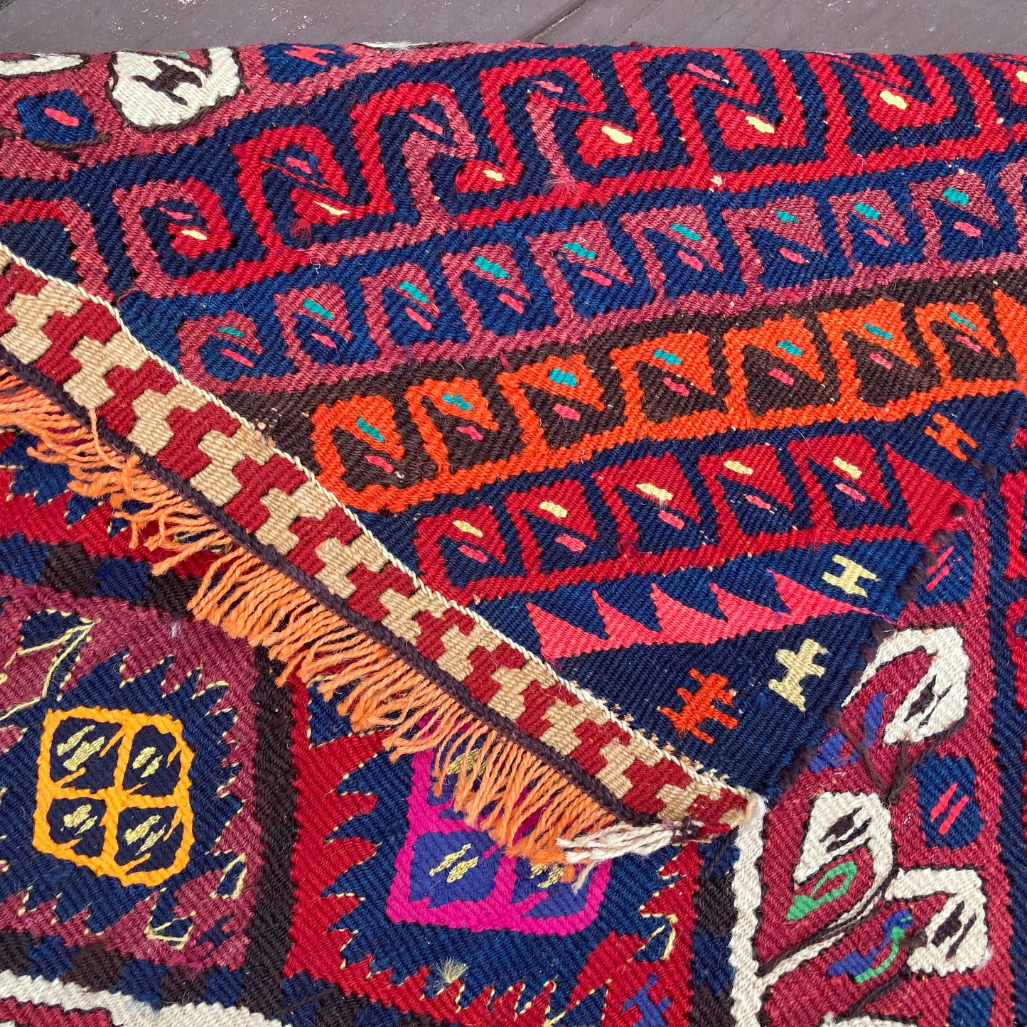 Turkish Rug, 2' 10 x 8' 4 Kilim