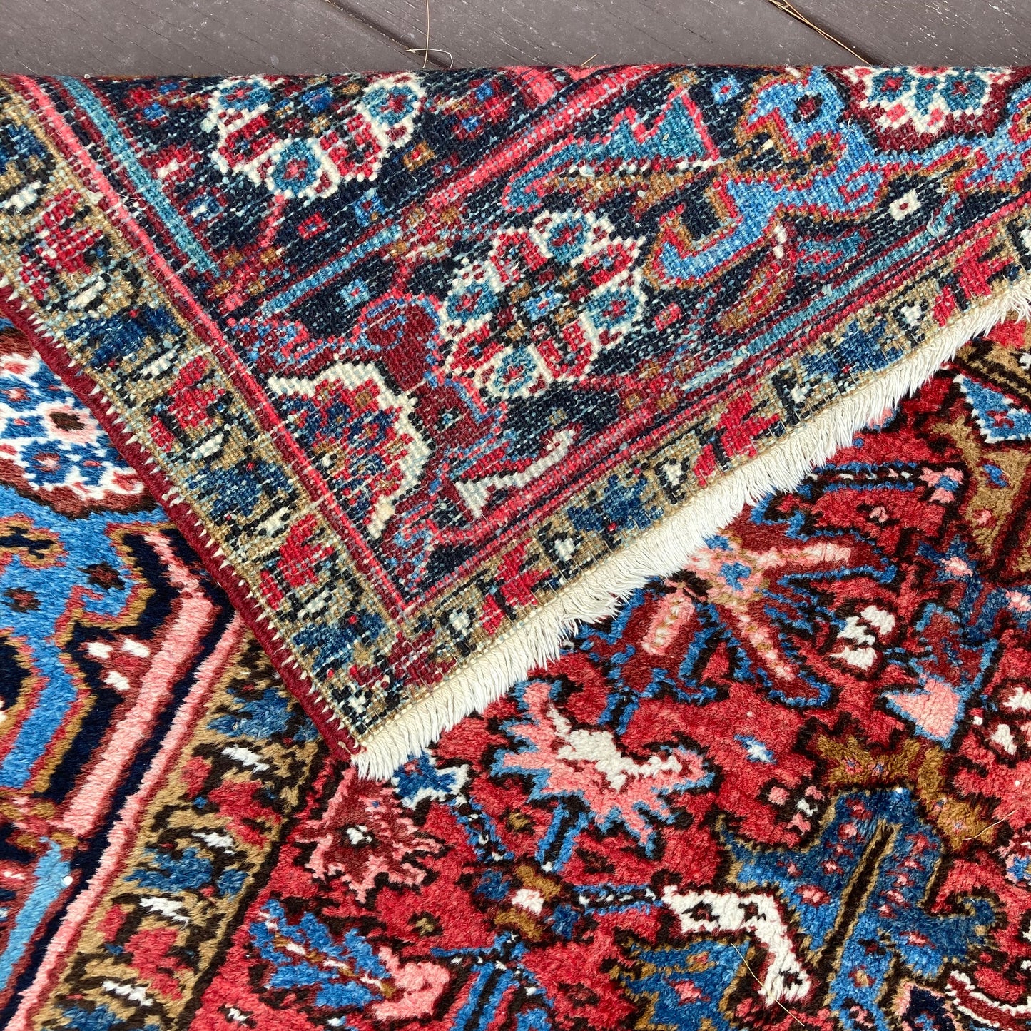 Vintage Rug, 7' 2 x 10' 7 Red