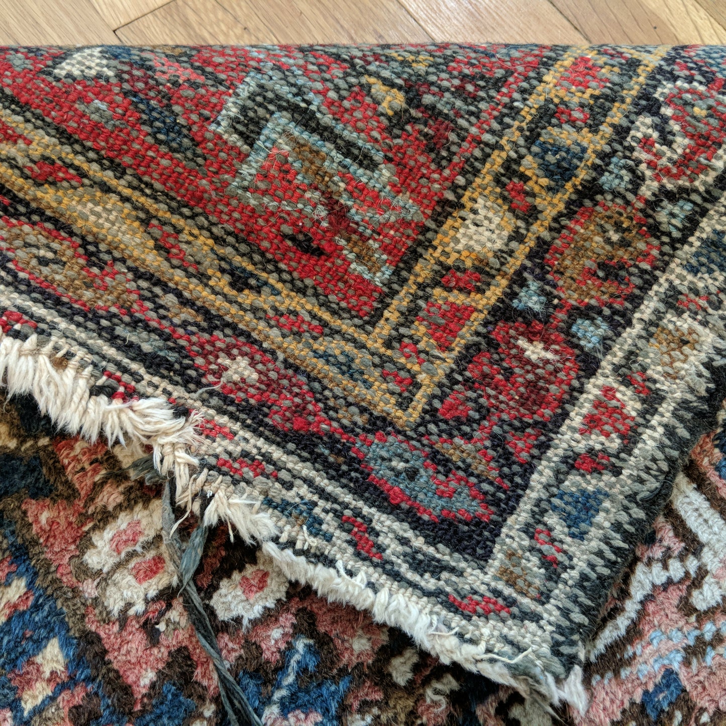 Vintage Rug, 2' 4 x 4' 3 Soft Red