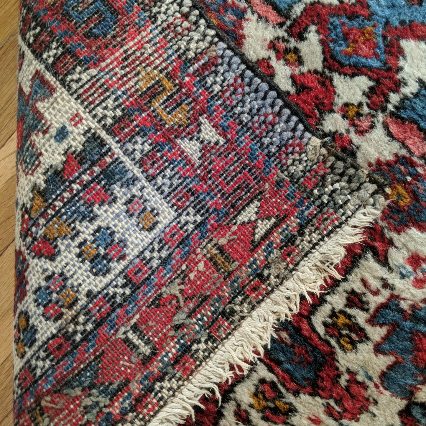 Vintage Rug, 2' 1 x 5' 11 White