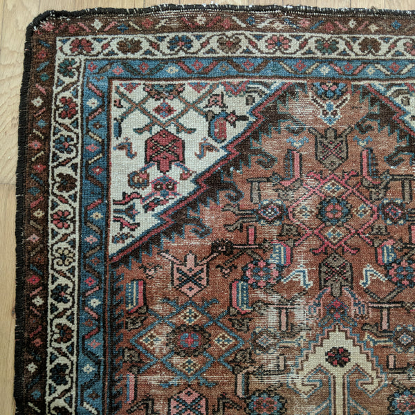 Vintage Rug, 3' 4 x 6' 5 Brown