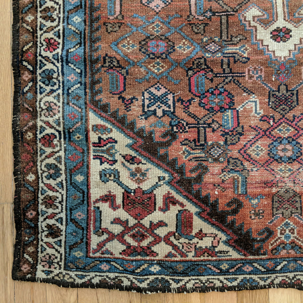 Vintage Rug, 3' 4 x 6' 5 Brown