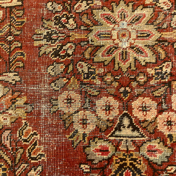 Vintage Rug, 4' 5 x 6' 6 Red