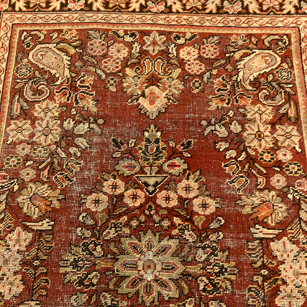 Vintage Rug, 4' 5 x 6' 6 Red