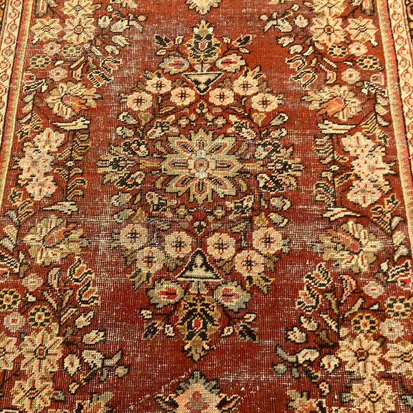 Vintage Rug, 4' 5 x 6' 6 Red