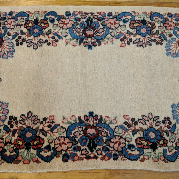 Vintage Rug, 3' x 4' 11 Cream - Jessie's Oriental Rugs