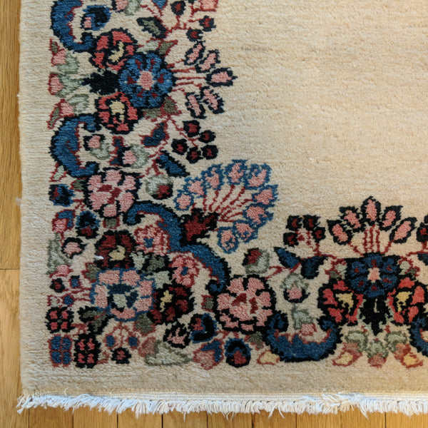 Vintage Rug, 3' x 4' 11 Cream - Jessie's Oriental Rugs