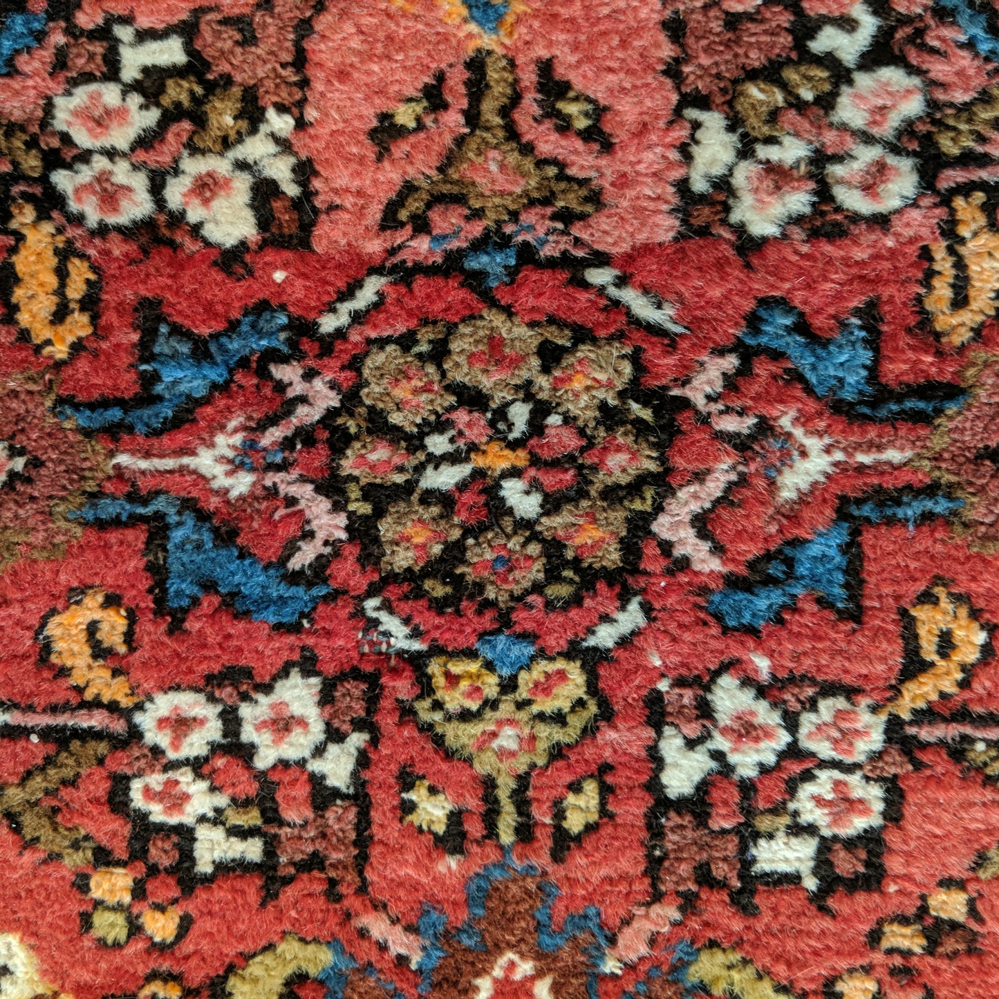 Vintage Rug, 2' 7 x 4' Red