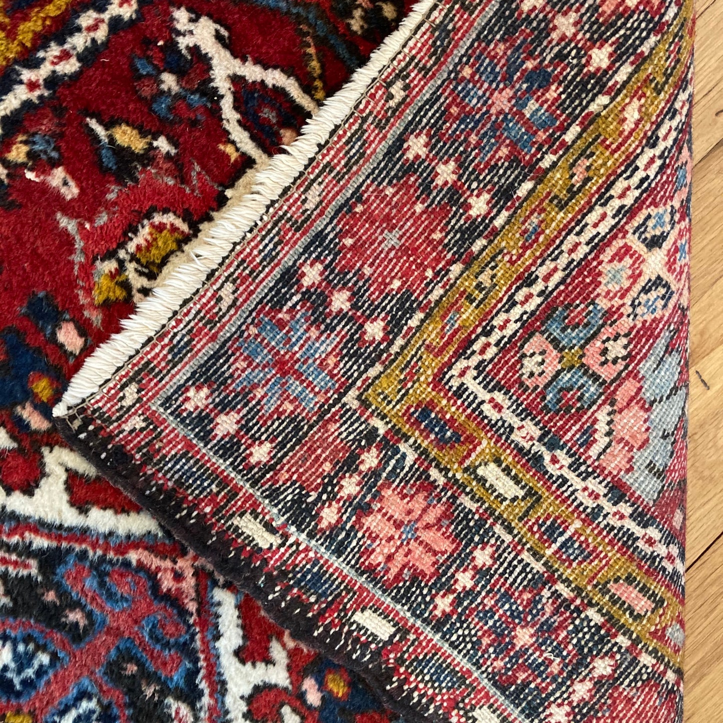 Vintage Rug, 2' 5 x 4' Red