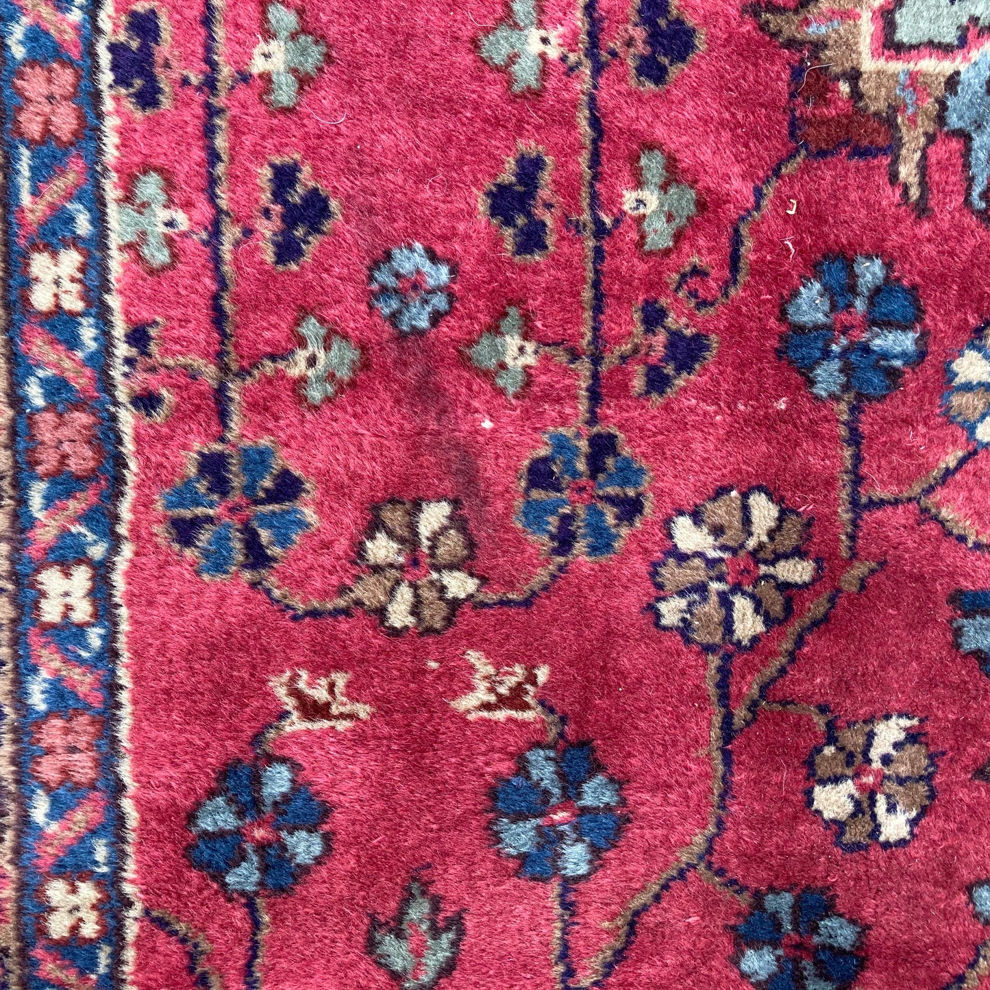 Turkish Rug, 8' 9 x 11' 10 Magenta Sparta