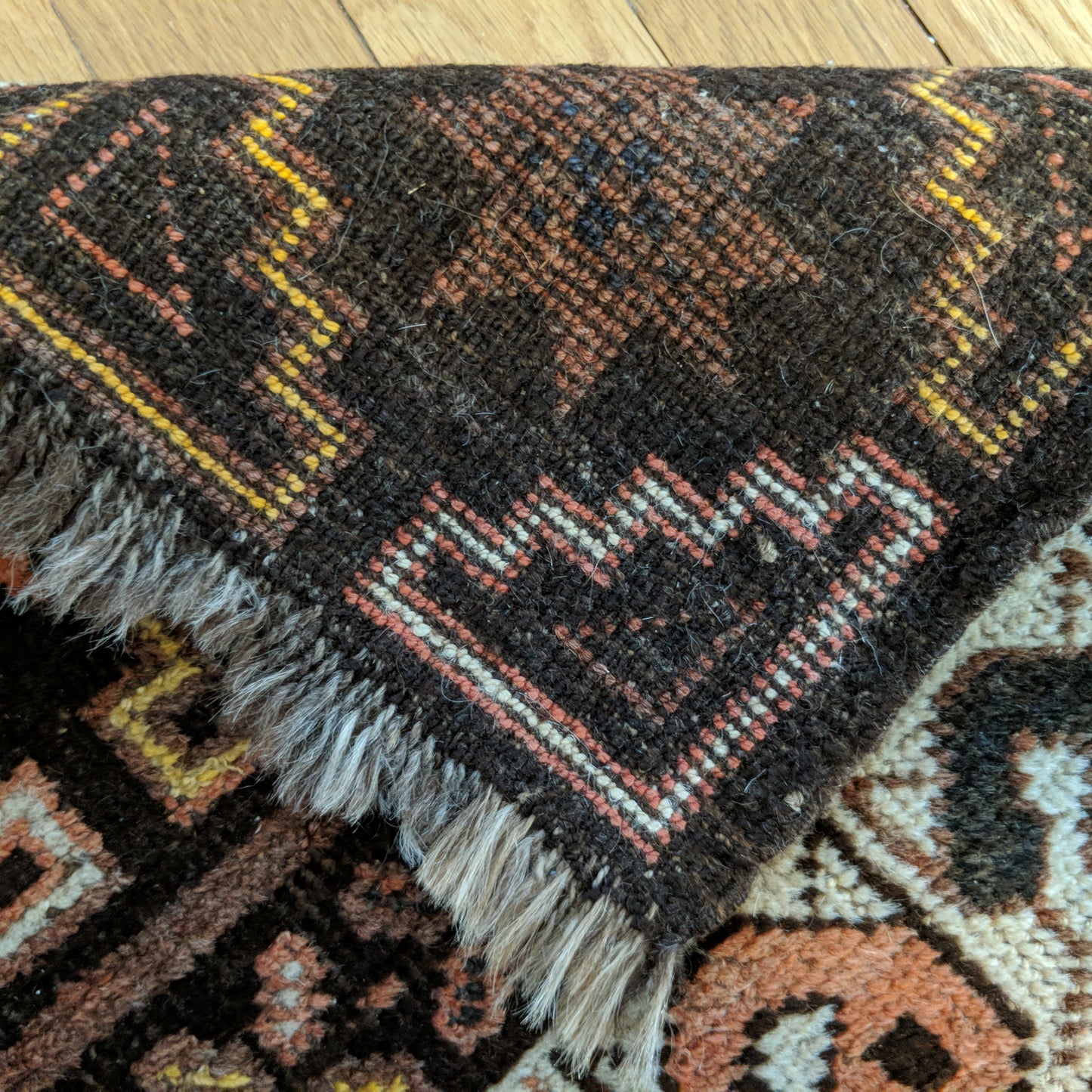 Turkish Rug, 1' 5 x 3' 8 Ivory Yastik