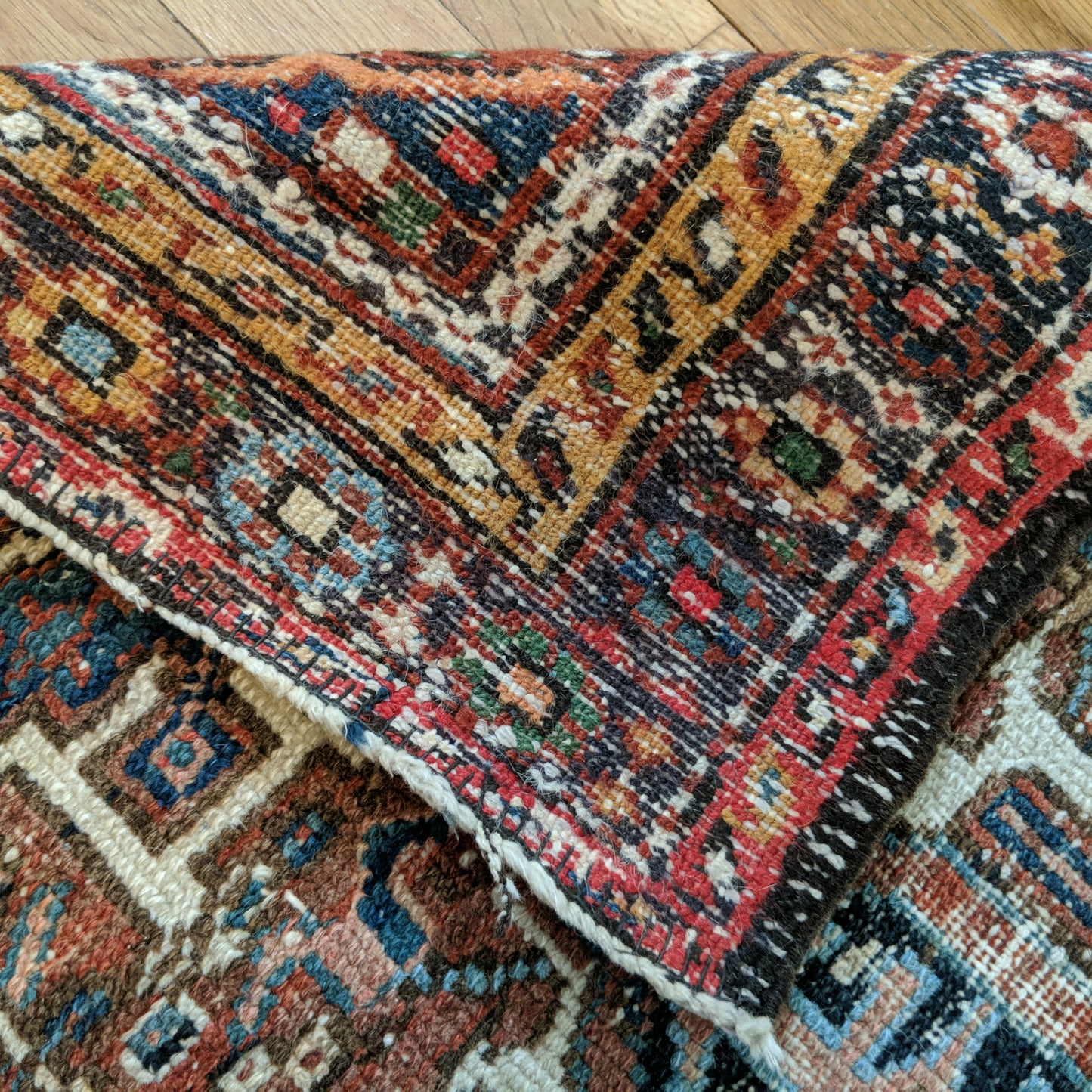 Vintage Rug, 2' 1 x 2' 10 Red